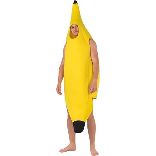 Creations Appealing Banana Costume Adult Deluxe Set for Halloween Dress