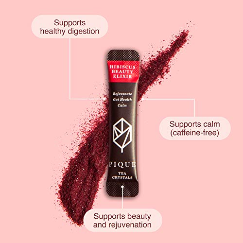 Pique Organic Fruit & Floral Tea Crystals Sampler - Beautify, Rejuvenate, Calm - 42 Single Serve Sticks (Pack Of 3) #TOP2