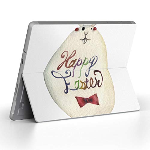 igsticker Surface Go/Surface Go 2 専用スキンシール サーフェス go シール スキン 保護 フィルム ステッカー アクセサリー 016456 イースター 卵 うさぎ
