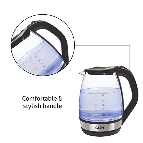 Image of Glen Electric Glass Kettle 9012N, 1.7 L, Transparent