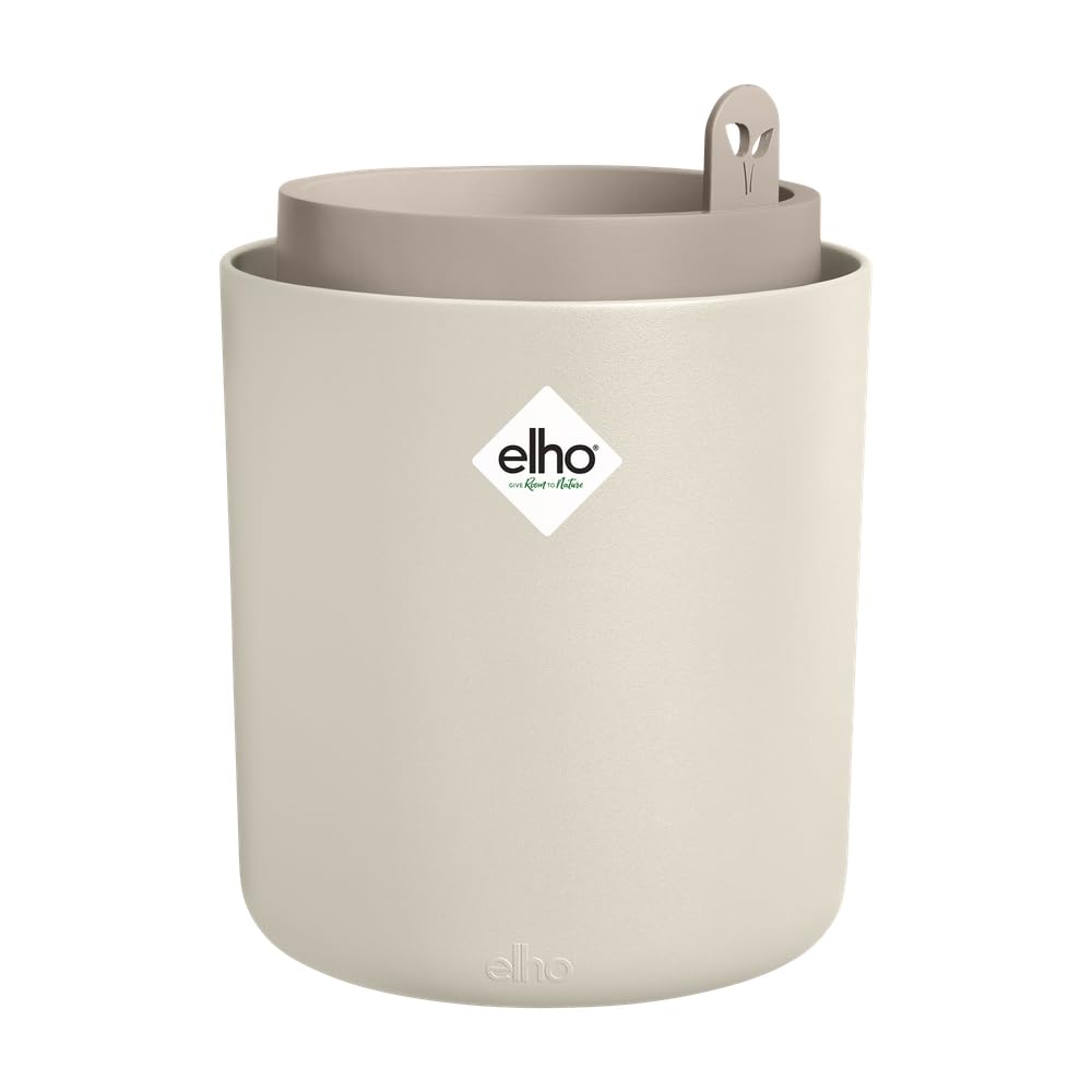 elho Bouncy Basil 16, Self Watering Plant Pot for indoor, Herb Planter made of 100% recycled plastic