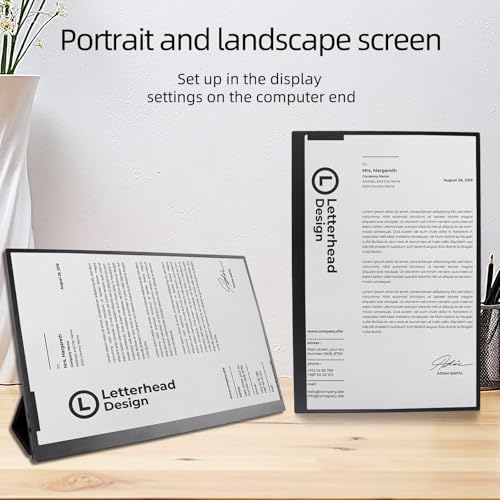 Image of Portable Monitor 16inch 2K QHD USB-C HDMI Computer Display IPS HDR Dual Speakers for Laptop PC Mac Phone PS4 /5 Xbox Switch