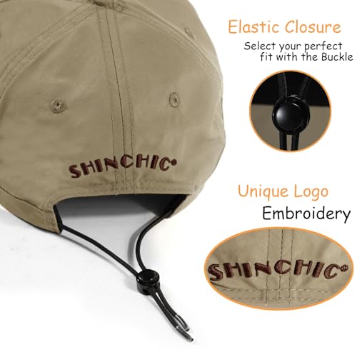 Image of Mens Waterproof Baseball Cap Womens Rain Hat Quick Dry Running Hat with Sweatband Outdoor Golf Breathable Sports Cap