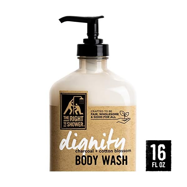 The-Right-To-Shower-Dignity-Body-Wash-Charcoal-and-Cotton-Blossom-Vegan-16-oz The Right to Shower Dignity Body Wash Charcoal and Cotton Blossom Vegan, Aloe Vera, 16 Ounce