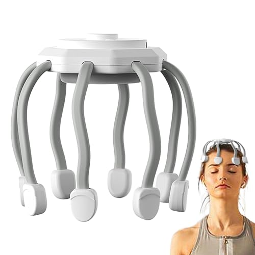 Masseur électrique de tête anti-stress avec appareil de massage pour cuir chevelu