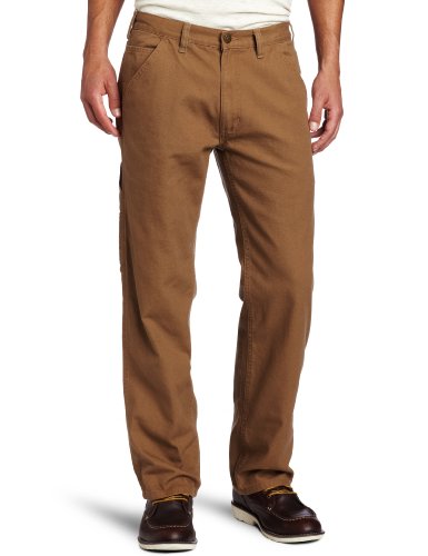 Wolverine Men's Hammerloop Cotton Duck Canvas Utility Pant, Hickory, 32x34