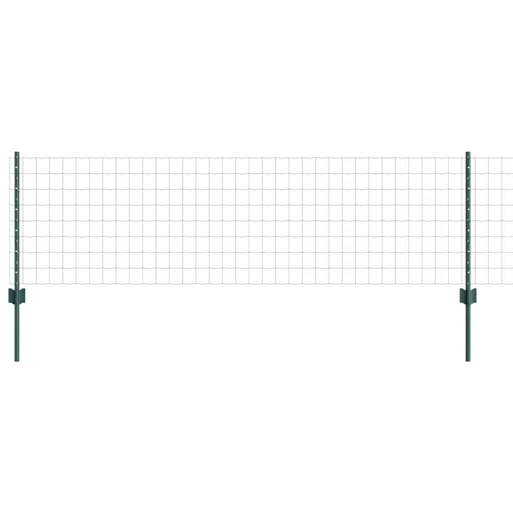 vidaXL Recinzione Euro con palo 25 x 0,6 m Acciaio rivestito in PVC