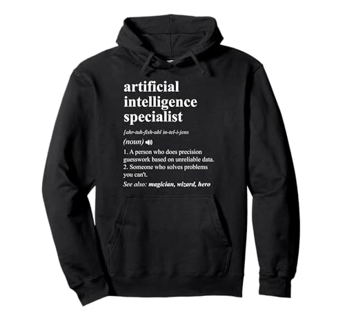 Especialista en Inteligencia Artificial Diccionario Divertido Sudadera con Capucha