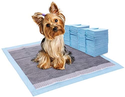 BOCCA Pet Training and Puppy Pads, 22" x 23" for Dog and Cat, Super Absorbent Polymer Leak-Proof Carbon Deodorization Disposable Dog…