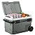Alpicool Portable Refrigerator for Car, 12 Volt Refrigerator with Wheel 42 Quarts Car Refrigerator Dual Zone Independent Control, Portable Car Fridge 12V/24V Electric Cooler for Camping