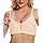 Jiuday Still BH ohne Bügel Große Brüste Damen Schwangerschafts- & Still-BHS Bequemer Gepolstert Spitze Seamless Nursing Bra Nahtloser Push Up Stillbh (Beige,L)