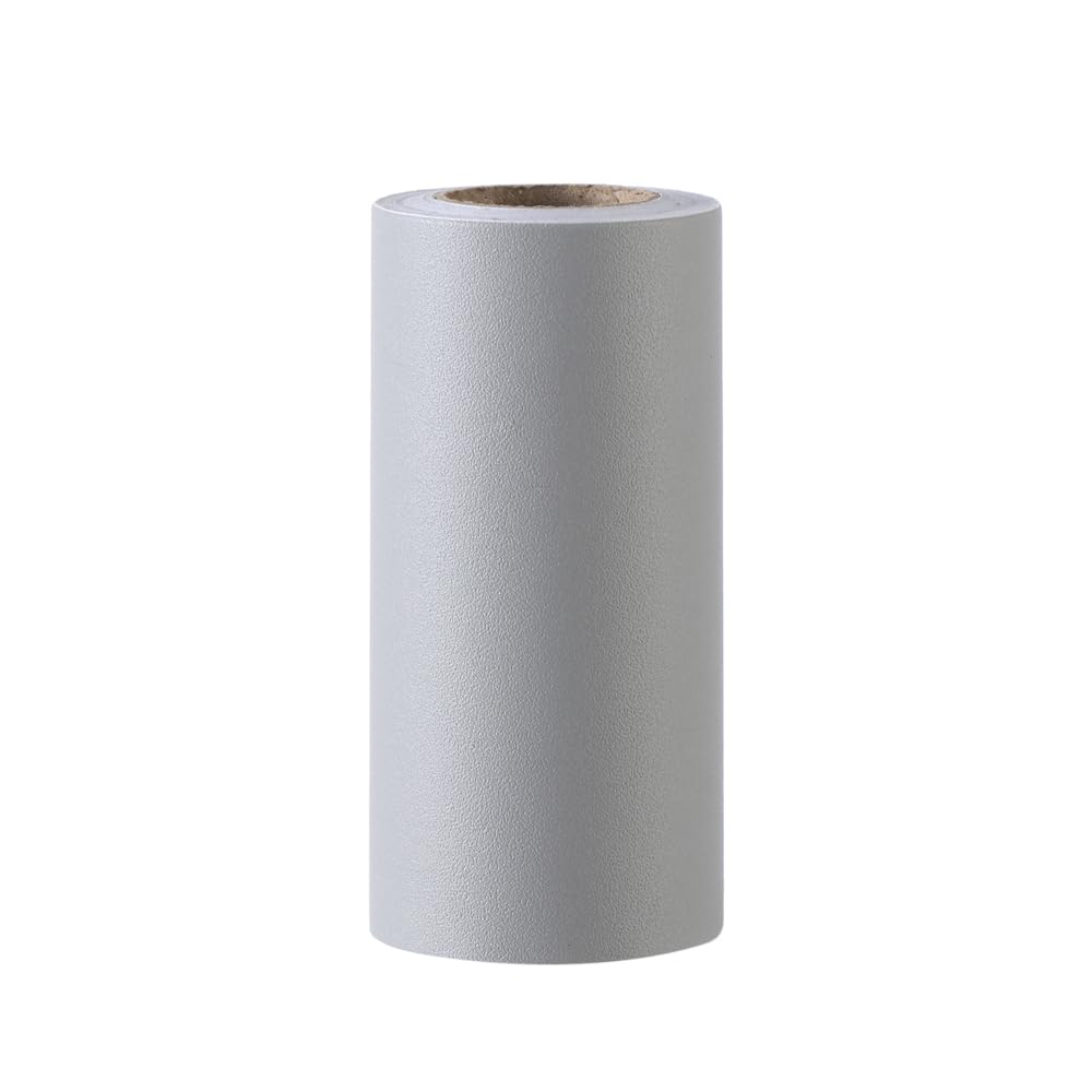 Wallpaper Border 5M Self-Adhesive PVC Waterproof Waist Line Wallpaper Living Room Skirting Vinyl Decals Baseboard Wall Border Corner Sticker(Light Grey,12cm x 5m)