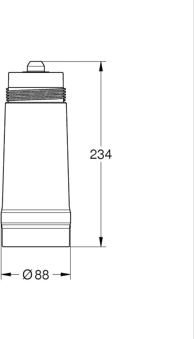 GROHE Set Filtro a 5 Fasi per Elevare il Gusto dell’Acqua, Ridurne il Residuo Fisso e il Calcare, Taglia S Capacità Media 600 l, 40404001 + Cartuccia per Pulizia per sistemi GROHE Blue