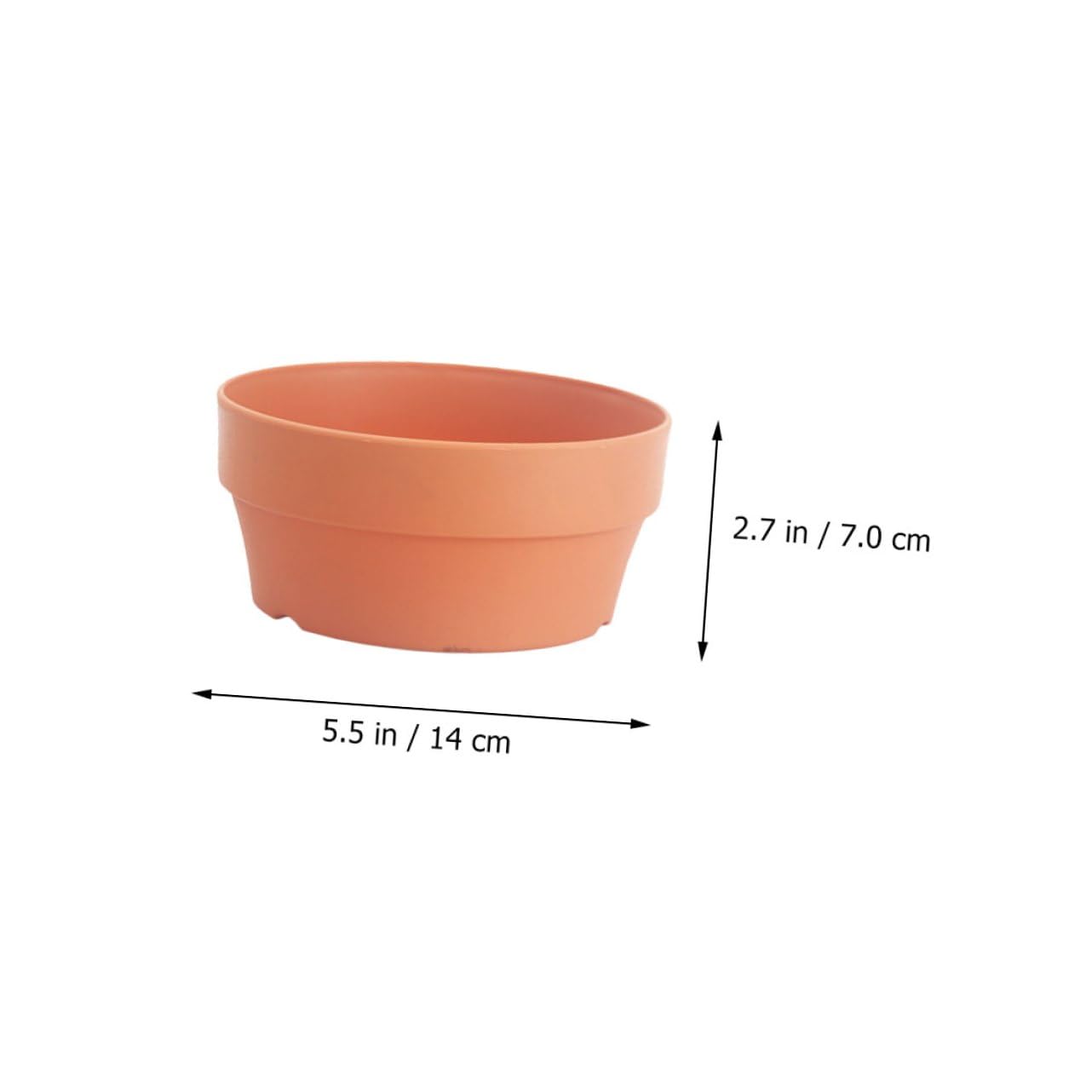 Happyyami 8stücke Imitation Blumentöpfe Im Japanischen Stil Runde Pflanzgefäße Für Sukkulenten Khaki Für Büro Zuhause Und Balkon Deko
