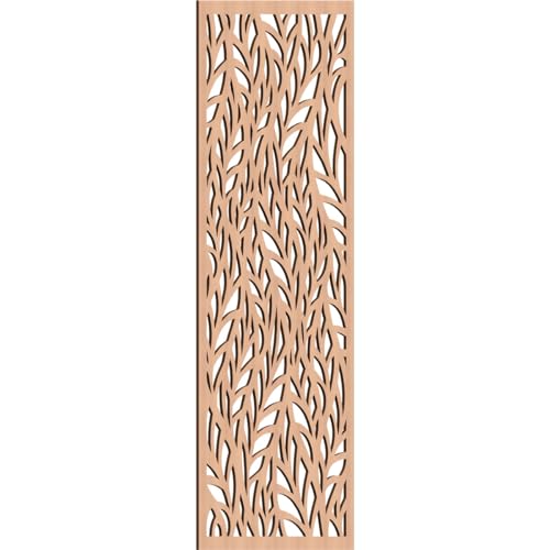 Image of Ortonville Decorative Pierced Fretwork Wood Wall Panels, 27 3 /8 inchW x 69 3 /8 inchH x 3 /8 inchT, Alder