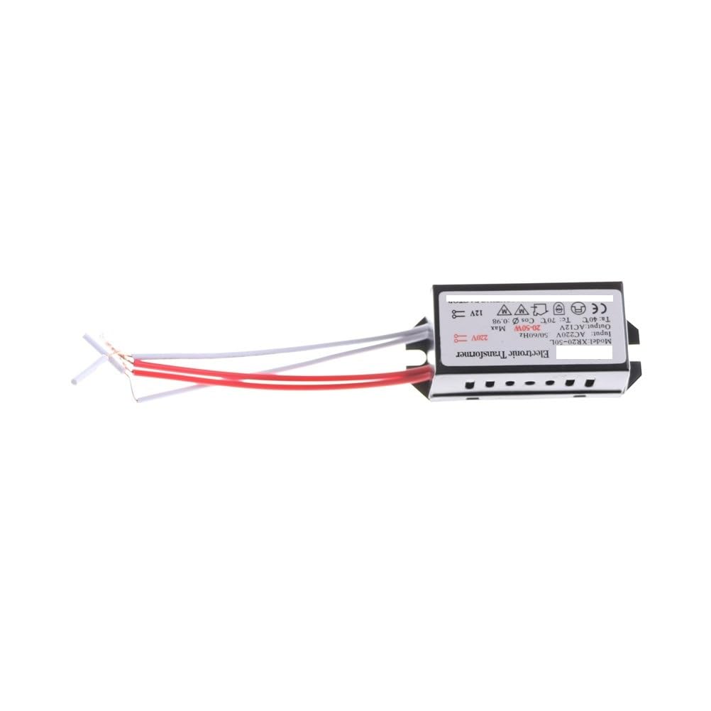 1 szt. AC 220 V do 12 V 20-50 W LED oświetlenie transformator lampa halogenowa sterownik elektroniczny zasilacz sieciowy