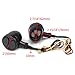 LED Motorcycle Turn Signal Indicator Stop Brake Tail Running Light Lamp For Sporster Chopper Bobber Universal 10mm