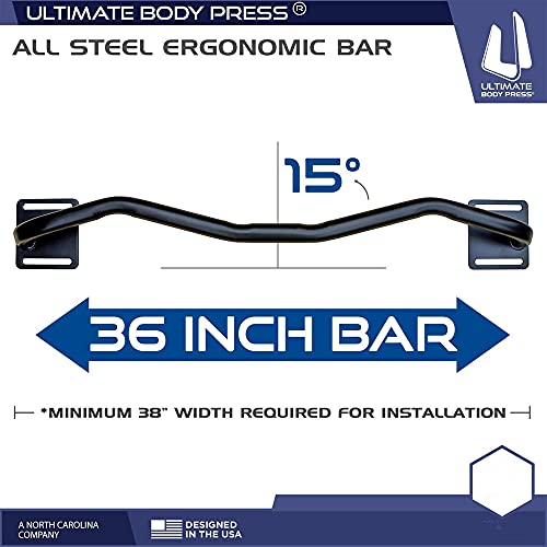 Ultimate Body Press WMP-D Wall Mount Doorway Strength Training Pull Up Bar thumb #3