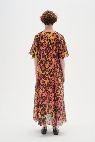 Robe maxi décontractée à col rond idéale pour vos sorties estivales - 4
