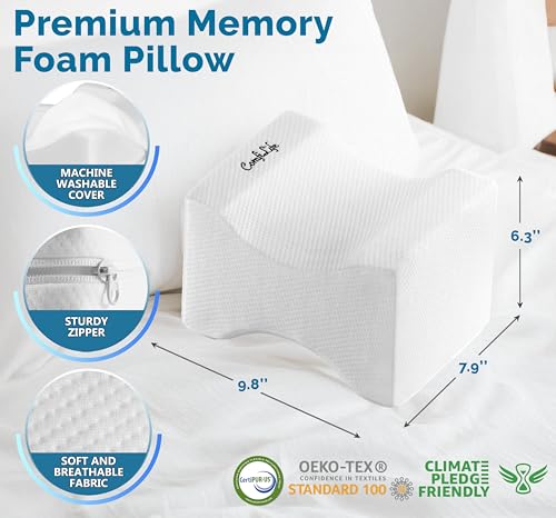image for ComfiLife Orthopedic Knee and Leg Pillow for Side Sleepers Sleeping - 