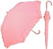 RainStoppers Girl's Umbrella, Ruffle Pink, 34-Inch