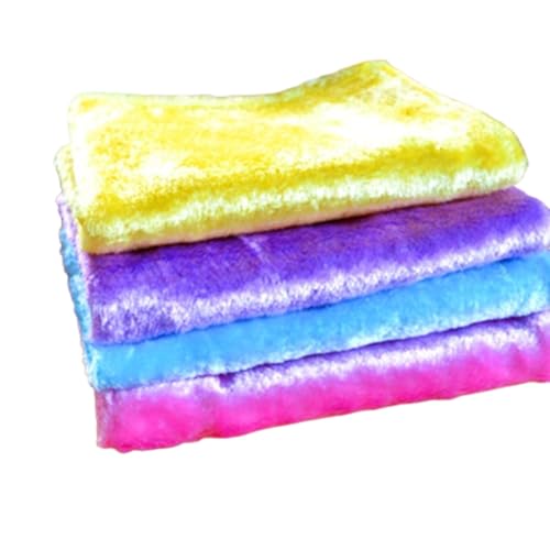 Hueyaus【4色組20 * 25cm 】洗剤いらないぞうきん ふきん キッチンクロス 雑巾 天然パルプ繊維 お掃除 引っ越し祝い業務用 家庭用