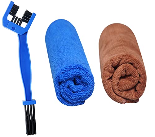 Image of BLACKBIRD Bike Care Kit. 1Pcs - Chain Lube 220ml, Chain Cleaner 220ml, De-Rust 120ml, All in One Polish 200ml, Chain Cleaning Brush and 2 Pc Microfiber Cloth
