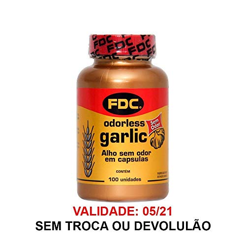 Odorless Garlic Alho sem odor - 100 Cápsulas - FDC