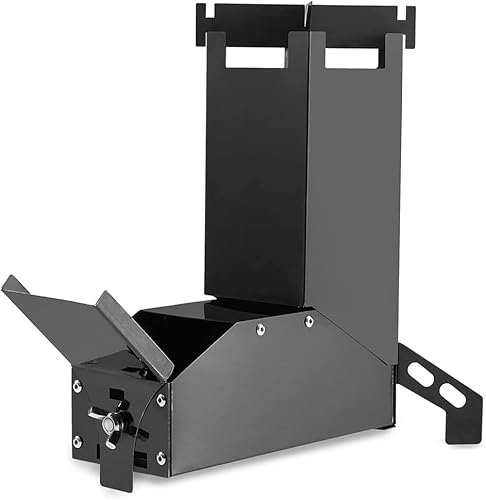 Miniatura 4 de Estufa portátil de mochilero pequeña estufa de campamento plegable de leña al aire libre multifuncional para senderismo, camping, picnic, barbacoa,