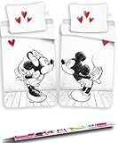 micky maus bettwäsche 70x140 Hochwertige Stoffe, aktuelle Designs der beliebten Disney Figuren aus Minni Mouse und Micky