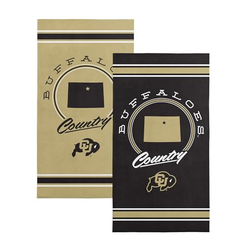 Northwest Colorado Buffaloes NCAA Homebreak Beach Towel 2 Pack 30 x 60 Inches