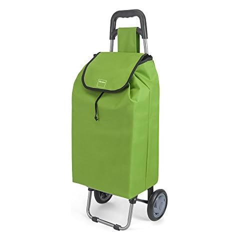 Metaltex Green Shopping Cart with Umbrella Cover Cover