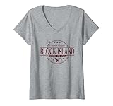 Photo Gallery donna block island rhode island - etichetta ri block island maglietta con collo a v Photo Gallery donna block island rhode island - etichetta ri block island maglietta con collo a v