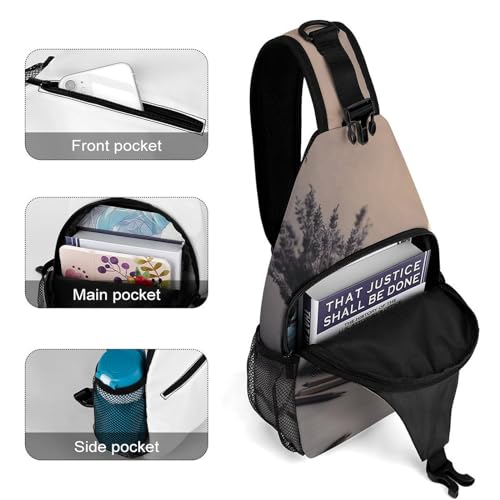 Bolso de hombro cruzado casual para viaje y senderismo miniatura 4