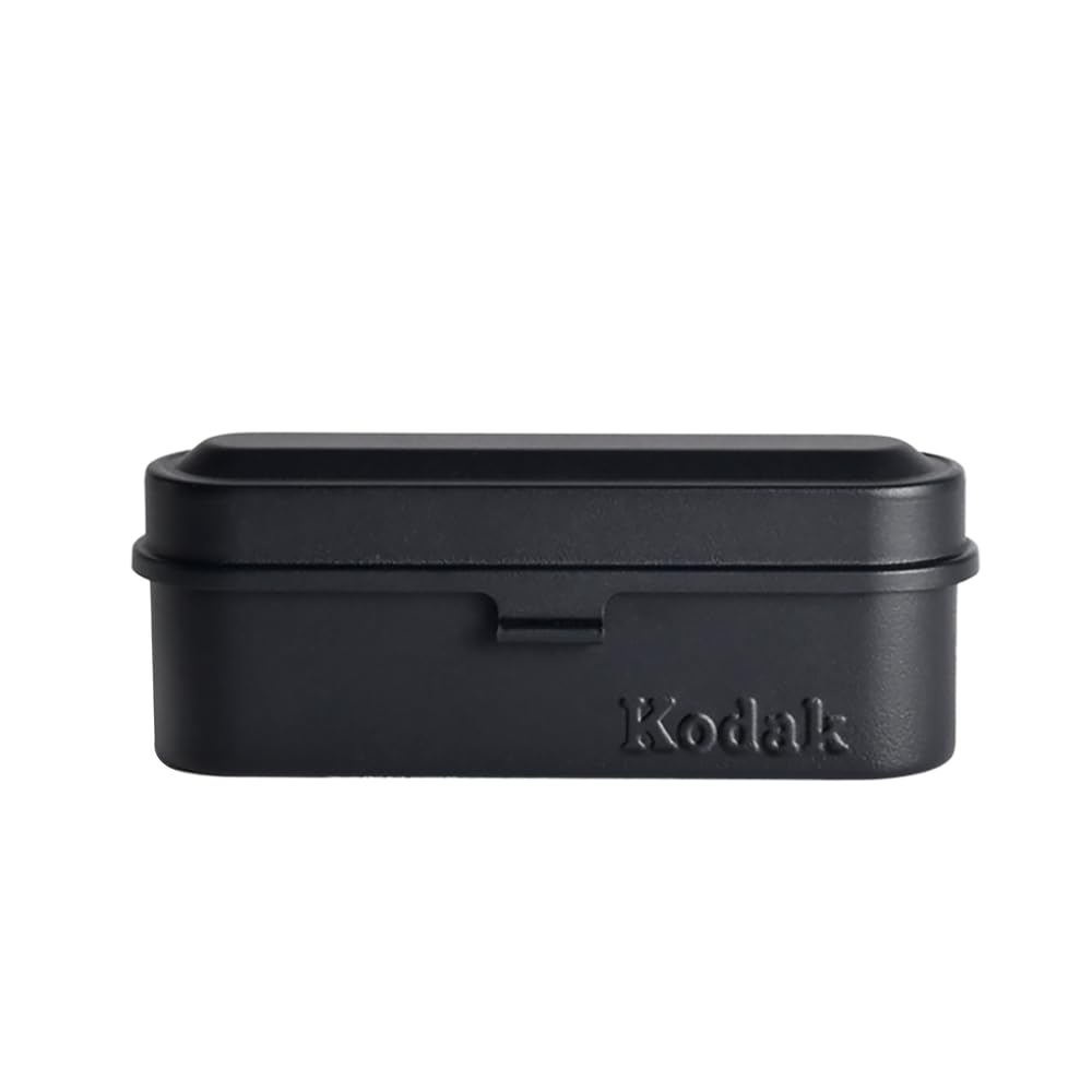 Kodak Estuche para 5 Rollos de películas de 35 mm – Compacto, Retro Caja de Acero para clasificar y Proteger Rollos de película (película no incluida)