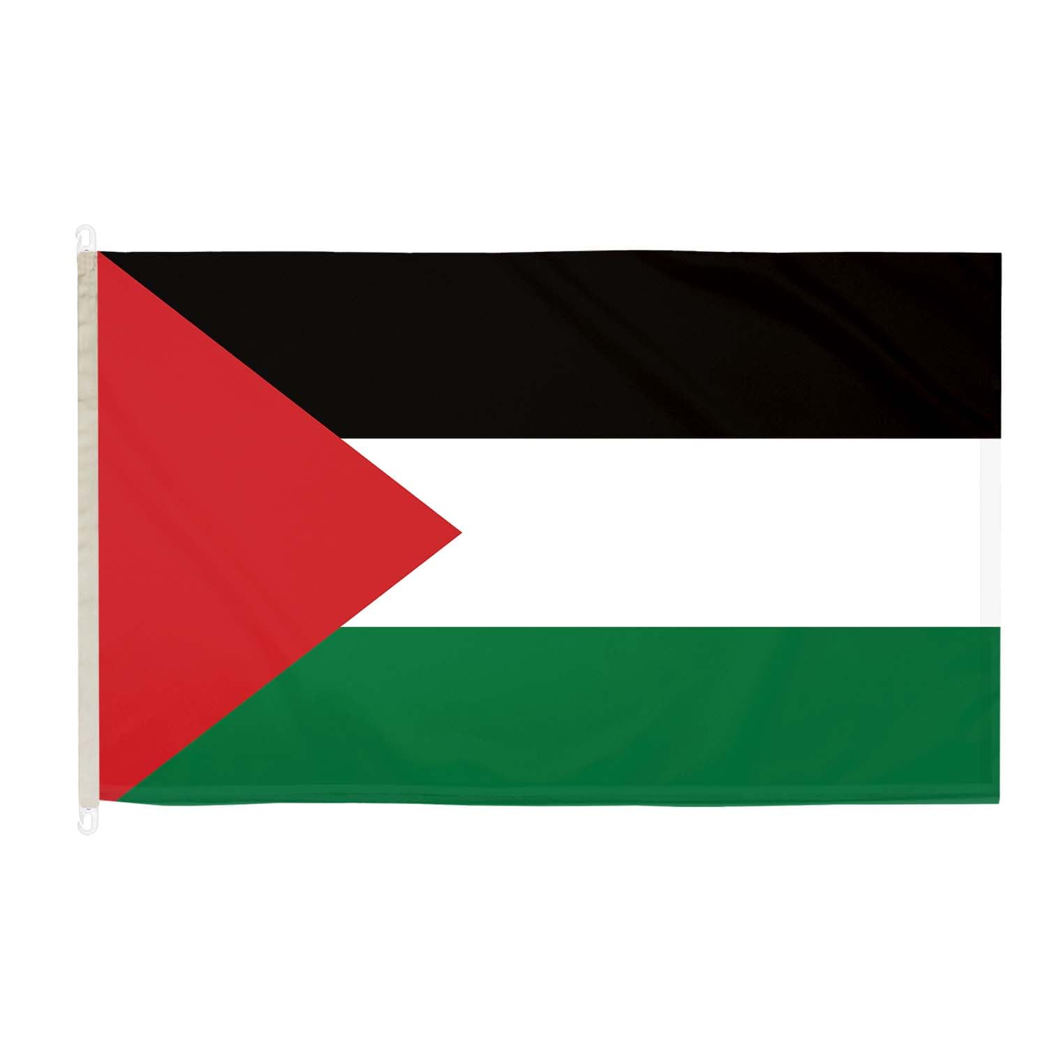 Palestine DuraFlag with Clips 5ft x 3ft Premium Quality Flag 150cm x 90cm, 5ft x 3ft (150cm x 90cm)