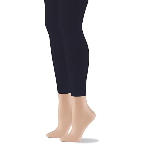 No Nonsense Women's Super Opaque Control Top Footless Tights