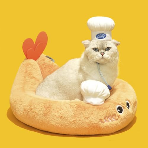 Sombrero de chef para mascotas disfraz Halloween miniatura 2