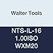 Walter Tools NTS-IL-16 1.00ISO WXM20 Carbide NTS Threading Inserts, Internal Thread, Full Profile, ISO Metric 60 Degree (Pack of 10)