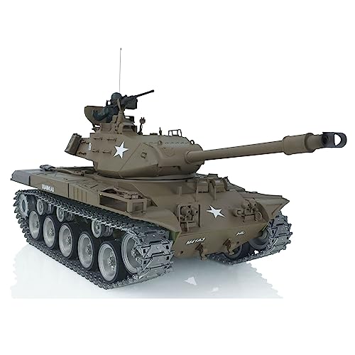 Heng Long US in Stock, RC Tank 1/16 7.0 Customized Walker Bulldog RTR 3839 Idle Smoking Metal Tracks...