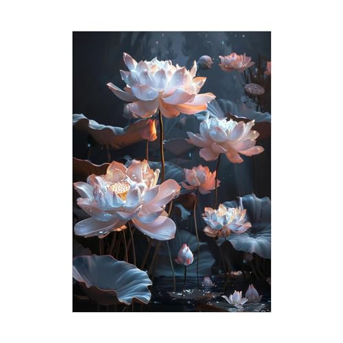 Tableau décoration murale salon moderne art floral abstrait toile non tissée pour ambiance cosy