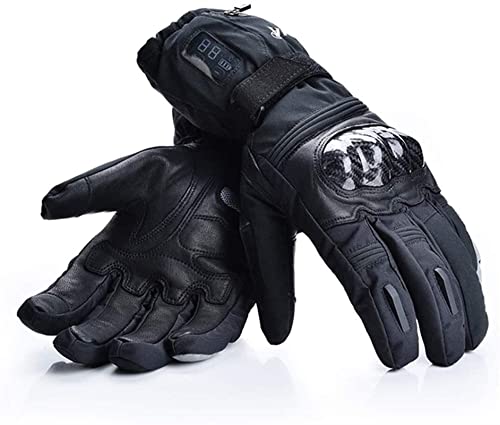 Guantes térmicos impermeables con control LED para regular el calor 3