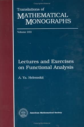 Lectures and Exercises on Functional Analysis-Wow! eBook
