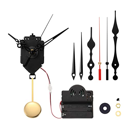 Image of Pendulum Clock Movement Mechanism Kits W / 3 Pairs Hands and Pendulum