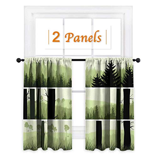 Banner 85% Blackout Drapery Stripes Shadow Nature 55" W x 63" L Children