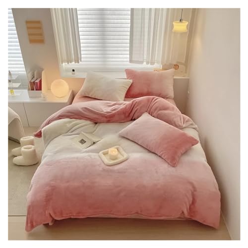 Couvrette de couette douce rose pour des nuits cocooning et un lit chaleureux