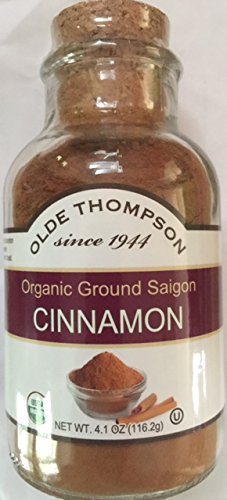 Olde Thompson Organic Ground Saigon Cinnamon 4.1ounce Jar