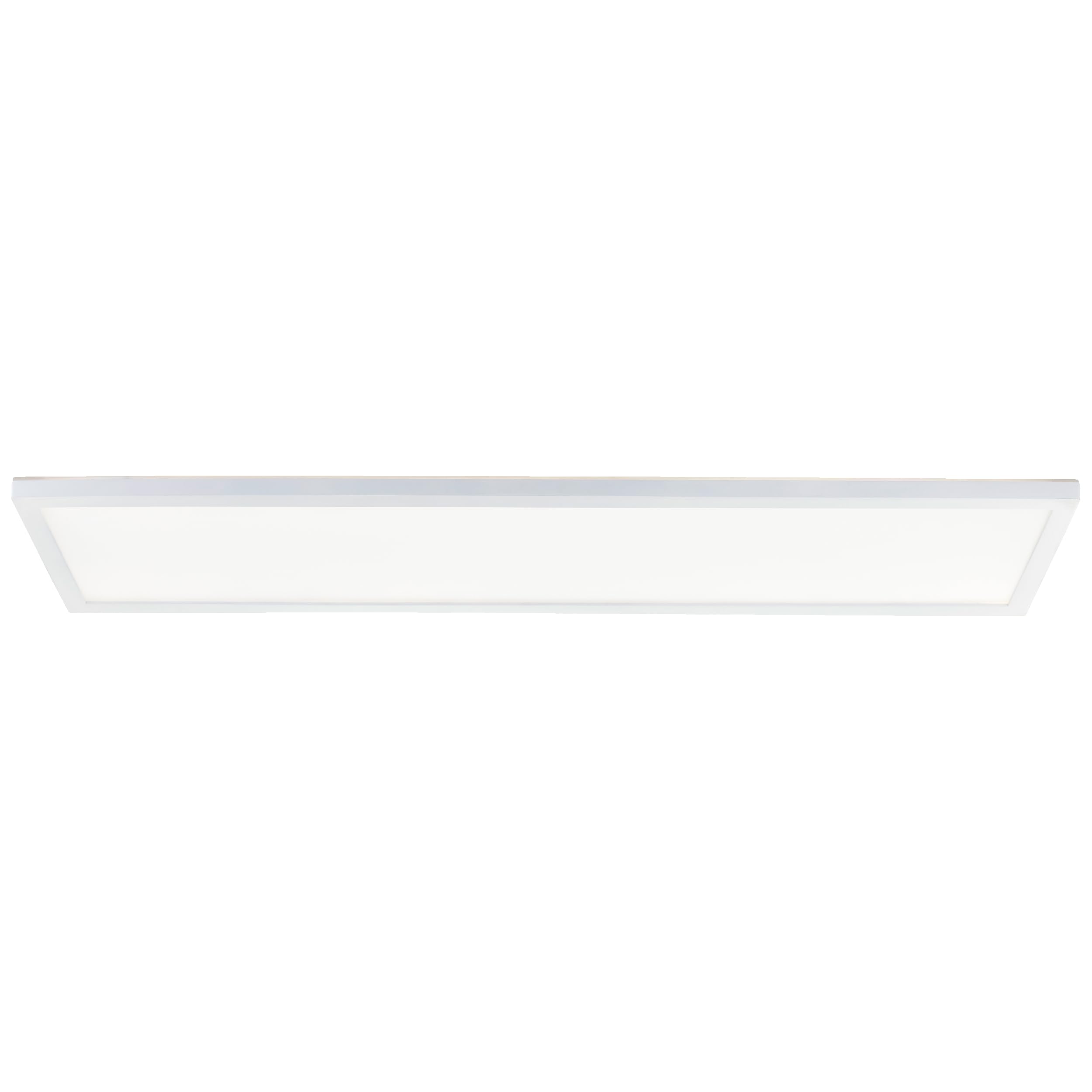 Brilliant Panel LED de superficie Basic | 25 x 96 cm | panel de pared y techo con marco blanco y color de luz blanco neutro (4000 K) | 24 W | 3200 lm | para cualquier habitación | de plástico