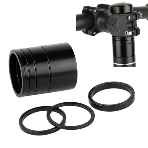 Dreamil Juego de 5 espaciadores para manillar de bicicleta, 2 mm, 3 mm, 5 mm, 10 mm, para bicicleta de montaña, 28,6 mm