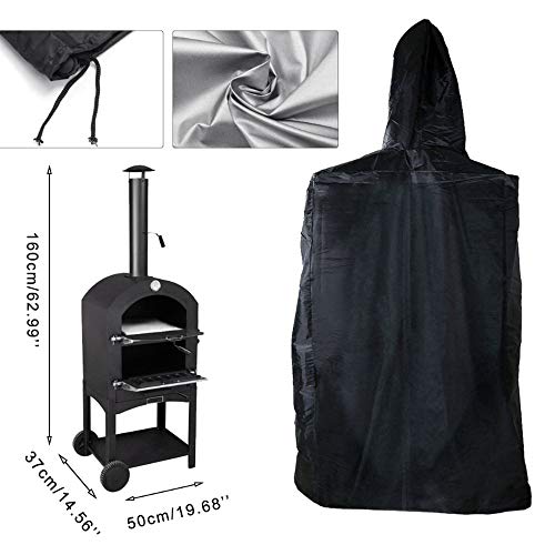 Housse anti-poussière pour barbecue finie la rouille et l'usure dans le jardin - 6